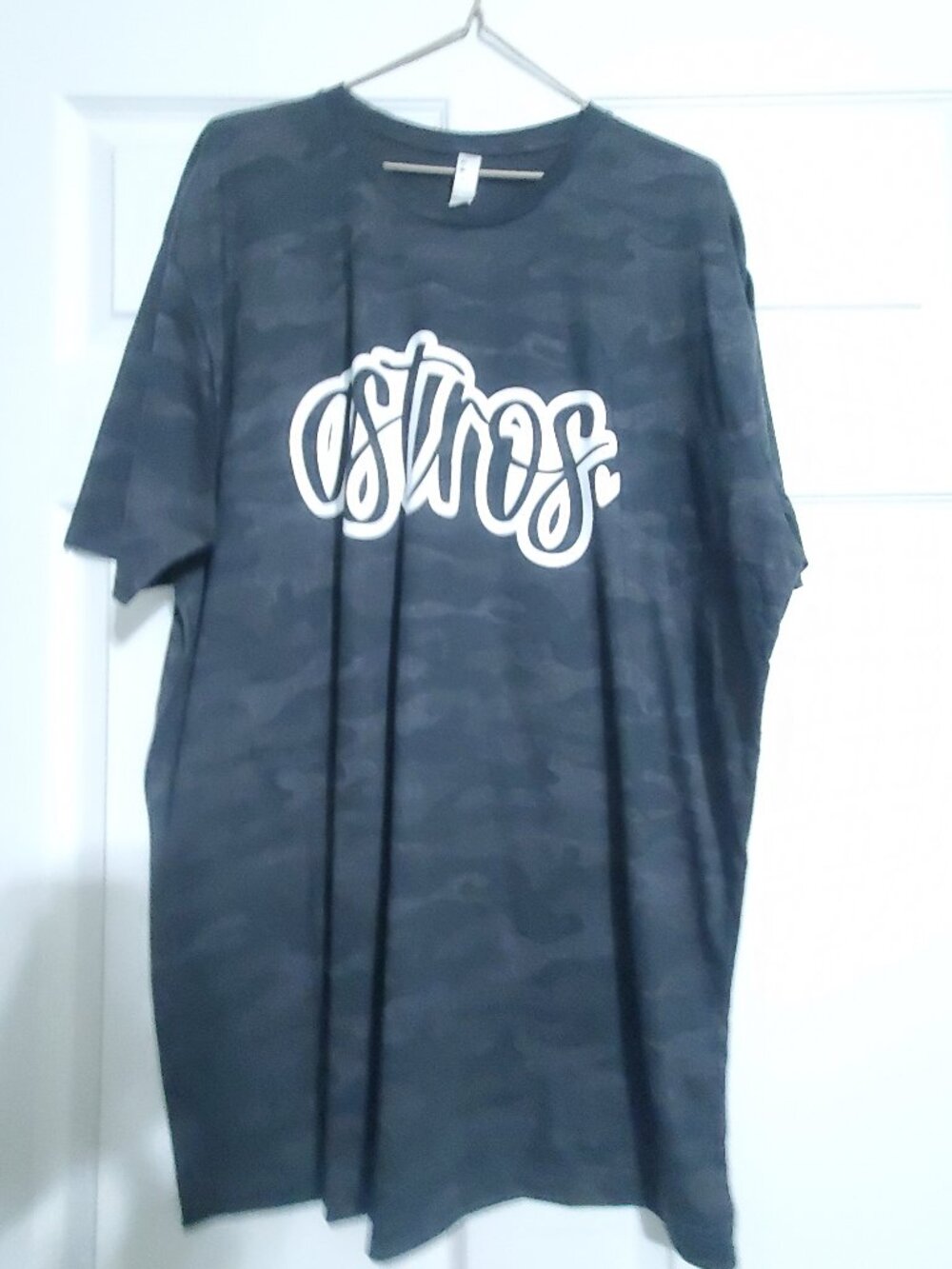 Women's Storm Camo Black Astros Short Sleeve Tee